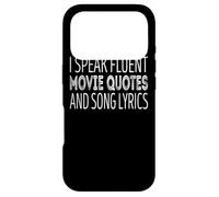 Custodia per iPhone 17 Pro Parlo fluentemente citazioni di film e testi di canzoni