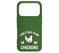 Custodia per iPhone 17 Pro Parlo solo con i miei polli Farm Farmer Farm Backyard Carino