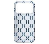 Custodia per iPhone 17 Pro Pastel Blue Leaves Petals Stars Ice Snowflakes