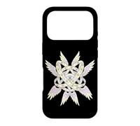 Custodia per iPhone 17 Pro Pastello Ophanim Biblicamente Accurato Angelo Stained Glass Art
