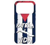 Custodia per iPhone 17 Pro Patria y Vida Cuban Flag Cuba Cuban Roots Black