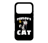 Custodia per iPhone 17 Pro Pavlovs Cat Gatto Cartoni Esperimento Pavloviano Del Cane