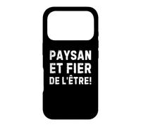 Custodia per iPhone 17 Pro Paysan et Fier de l'être pour les agriculteurs engagés