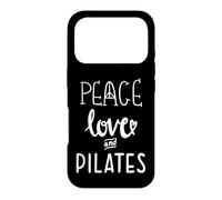 Custodia per iPhone 17 Pro Peace Love and Pilates is My Happy Hour In My Pilates Era