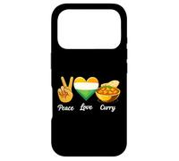 Custodia per iPhone 17 Pro Peace Love Curry Amante del Cibo Indiano