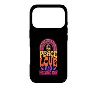 Custodia per iPhone 17 Pro Peace Love e rap melodico Bohemian Rainbow