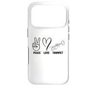 Custodia per iPhone 17 Pro Peace Love Trumpet Proud Uomo Donna Trumpeter