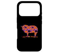 Custodia per iPhone 17 Pro Pecore Farmer Halloween Party Jack O Latern Pumpkin Pattern