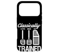 Custodia per iPhone 17 Pro Pedale di guida a gas manuale per auto Cluth Break classico