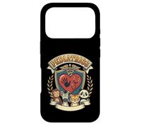 Custodia per iPhone 17 Pro Pediatrics Safari Animals Heart Stethoscope Peds Nurse