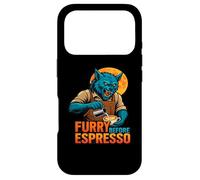 Custodia per iPhone 17 Pro Peloso Prima Espresso Lupo Mannaro Caffè Art