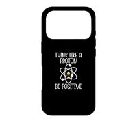 Custodia per iPhone 17 Pro Pensa come un protone sii positivo divertente scienza chimica atomica
