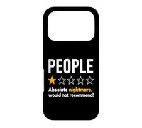 Custodia per iPhone 17 Pro People One Star Rating Absolute Nightmare Graphic T-Shirt