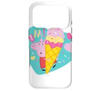 Custodia per iPhone 17 Pro Peppa Pig Yum Ice Cream