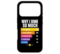 Custodia per iPhone 17 Pro Perché bevo così tanto: grafico Pickleball
