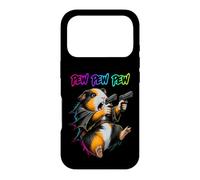 Custodia per iPhone 17 Pro Pew Pew Pew Divertente cavia Laser Blaster Cavy Animal Humor