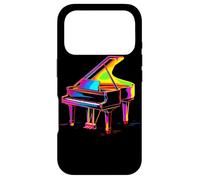 Custodia per iPhone 17 Pro Pianoforte a coda Pianista retrowave