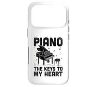 Custodia per iPhone 17 Pro Pianoforte Le chiavi del mio cuore Pianisti Pianisti Pianisti