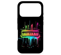 Custodia per iPhone 17 Pro Pianoforte Stile Synthwave Pianoforte Pratica Pianista
