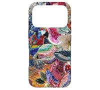 Custodia per iPhone 17 Pro Piastrelle di scrapbook del mosaico vintage y2k eclettico