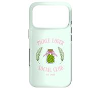Custodia per iPhone 17 Pro Pickle Lover Social Club Divertente Foodie Estetico Jar Design