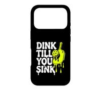 Custodia per iPhone 17 Pro Pickleball Dink Till You Sink Slime Paddle Graphic