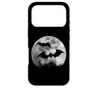 Custodia per iPhone 17 Pro Pipistrelli a Luna Piena Gothic Dark Art
