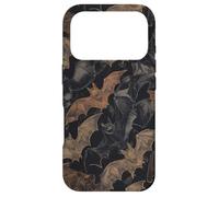 Custodia per iPhone 17 Pro Pipistrelli vampiri Swarm Classic Gothic Black Spooky Cottagecore
