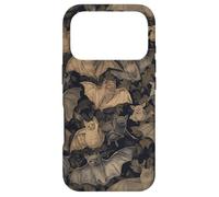 Custodia per iPhone 17 Pro Pipistrelli vampiri Swarm Classic Gothic Black Spooky Cottagecore