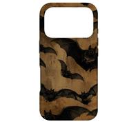Custodia per iPhone 17 Pro Pipistrelli vampiri Swarm Classic Gothic Black Spooky Cottagecore