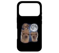 Custodia per iPhone 17 Pro Pippo Ahh Cane Luna 3 Ululando Alla Luna Divertente Strano Maledetto