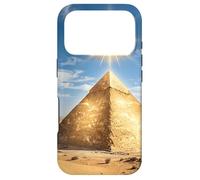 Custodia per iPhone 17 Pro Piramide mistica simbolo occhio deserto antico mistero grafico