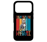 Custodia per iPhone 17 Pro Più persone incontro più amo il mio Pitbull