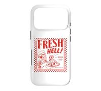 Custodia per iPhone 17 Pro Pizza Satan "Fresh Hell" Satan Occult Satanic Lucifer