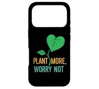 Custodia per iPhone 17 Pro Plant More Worry Not Pocket Design, abbigliamento grafico da giardiniere