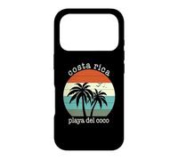 Custodia per iPhone 17 Pro Playa Del Coco Costa Rica Vintage Tramonto Palme