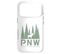 Custodia per iPhone 17 Pro PNW Pacific Northwest Alce Nature Lover Verde