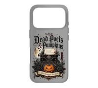 Custodia per iPhone 17 Pro Poeti morti e zucche Poetcore Lettura Halloween