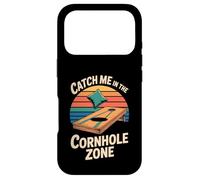 Custodia per iPhone 17 Pro Poltrona a sacco "Catch Me In The Cornhole Zone"