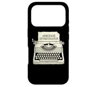 Custodia per iPhone 17 Pro Poltrona Detective True Crime Enthusiast Crime Sleuth