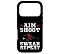 Custodia per iPhone 17 Pro Pool Playing Aim Shoot Swear Repeat Pool Playing Billiards