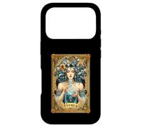 Custodia per iPhone 17 Pro Portatore d'acqua della carta dei tarocchi del segno zodiacale del Toro