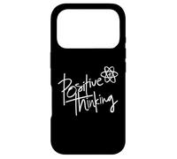 Custodia per iPhone 17 Pro Positive Thinking Sign Think Like a Proton Be Positive Quote