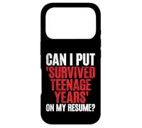 Custodia per iPhone 17 Pro Posso mettere gli anni dell'adolescenza sopravvissuti sul mio curriculum adolescente