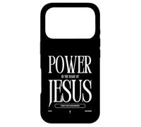 Custodia per iPhone 17 Pro Power In The Name Of Jesus More Than Conquerors Fear Nothing