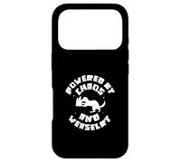 Custodia per iPhone 17 Pro Powered By Chaos And Weaselry Funny Weasels Donnola Proprietario di animali domestici
