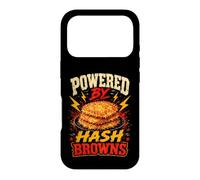 Custodia per iPhone 17 Pro Powered By Hash Browns Funny Hash Browns Saying Humor Joke
