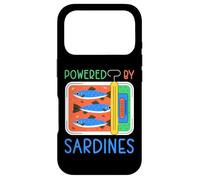 Custodia per iPhone 17 Pro Powered by Sardines Funny Sardine Energy Humor Graphic