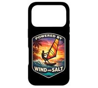 Custodia per iPhone 17 Pro Powered By Wind And Salt Windfurfer Windsurf Amante Scherzo