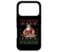 Custodia per iPhone 17 Pro Powerlifer Babbo Natale Brutto Maglione di Natale